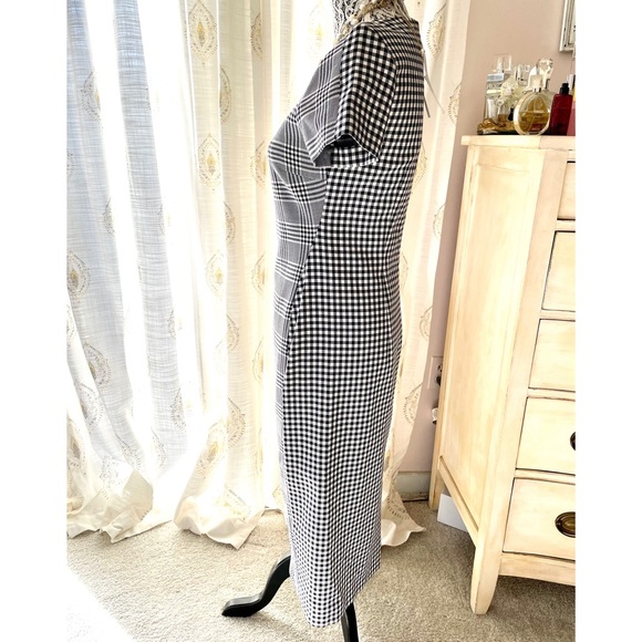 NWT HUGO BOSS Glenn Plaid Sheath - Picture 5 of 11